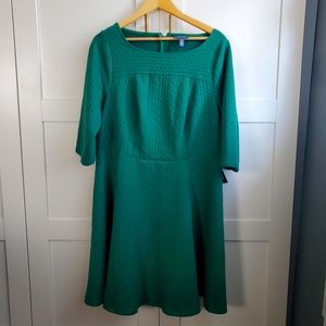 Modcloth Women's Green Braid My Entire Day Dress NWT 1X